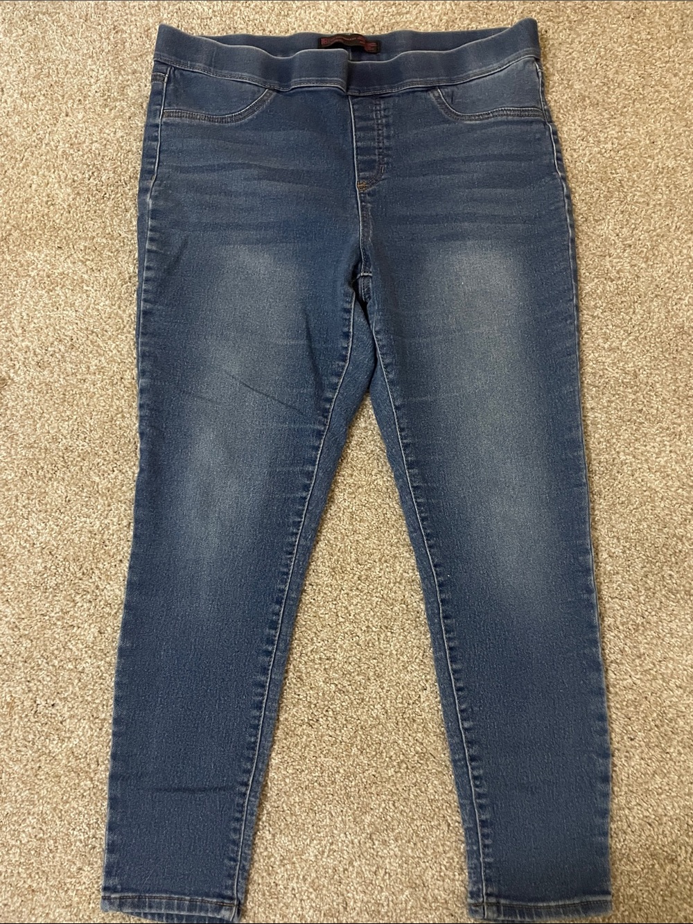 No Boundaries Dark Blue Pull-On Jeggings